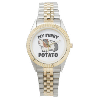 My furry potato guinea pig watch