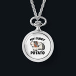 My furry potato guinea pig watch<br><div class="desc">funny design for guinea pig lovers</div>