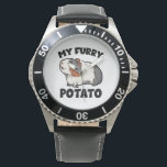 My furry potato guinea pig watch<br><div class="desc">funny design for guinea pig lovers</div>