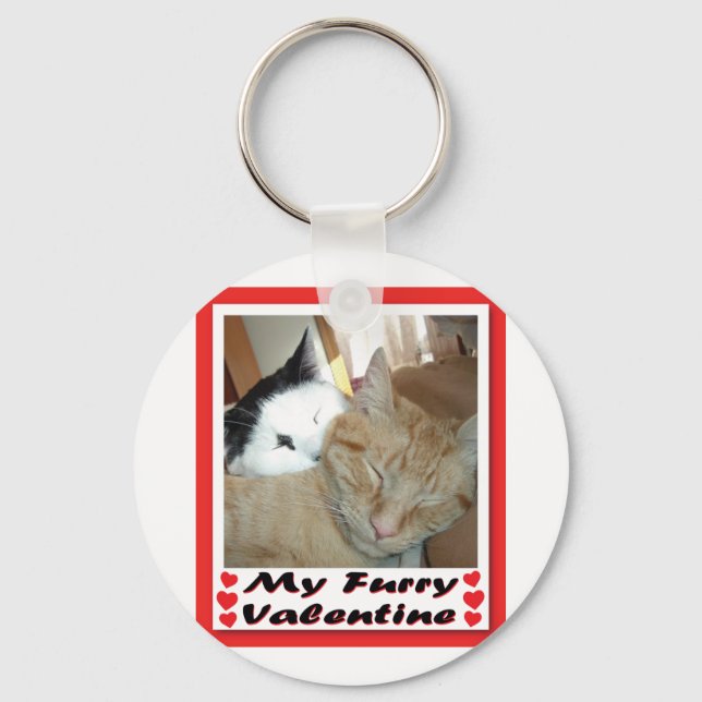 My Furry Valentine Key Ring (Front)