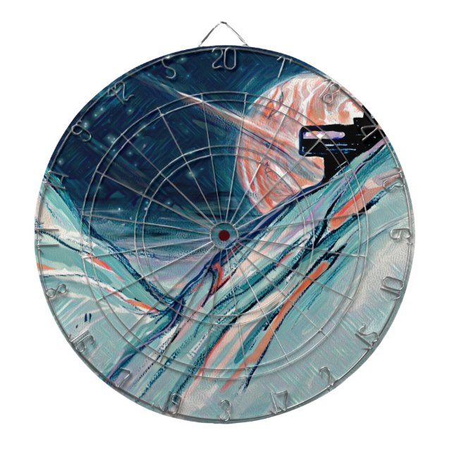 My Future Home in Space Dartboard (Front)