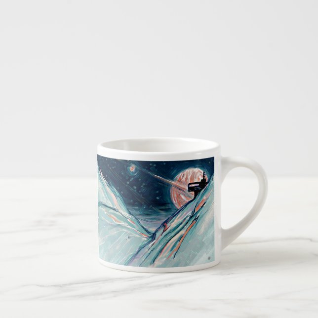 My Future Home in Space Espresso Cup (Right)