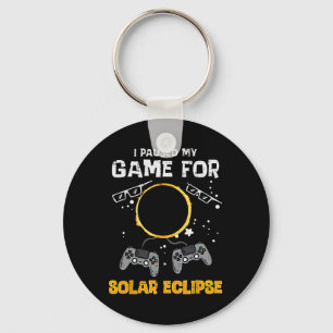My Game Solar Eclipse 2024 Gaming Gamer Men Boys K Key Ring
