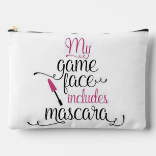 My gameface includes mascara accessory pouch