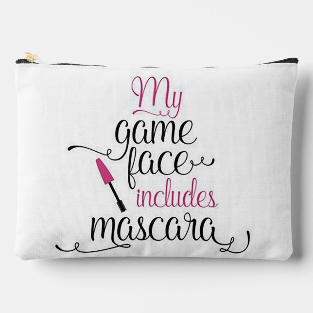 My gameface includes mascara accessory pouch (Front)