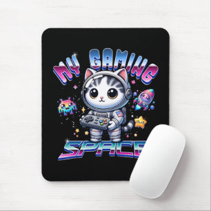 MY GAMING SPACE - KAWAII SPACE CAT MOUSE MAT