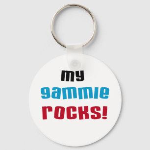 My Gammie Rocks T shirts and Gifts Key Ring