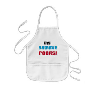 My Gammie Rocks T shirts and Gifts Kids Apron