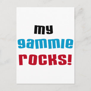 My Gammie Rocks T shirts and Gifts Postcard