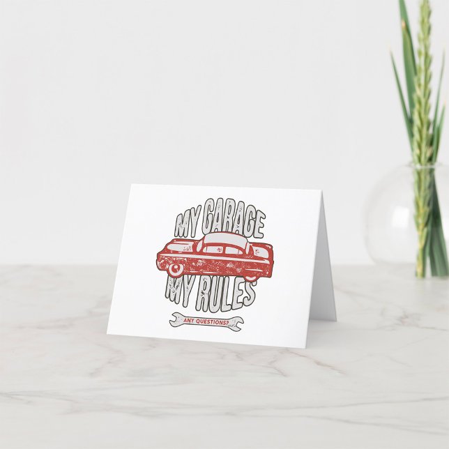 My Garage My Rules Thank You Card (Creator Uploaded)