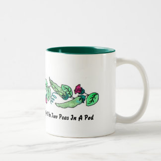 My Garden and Me.....Are Like Two Peas In... Two-Tone Coffee Mug