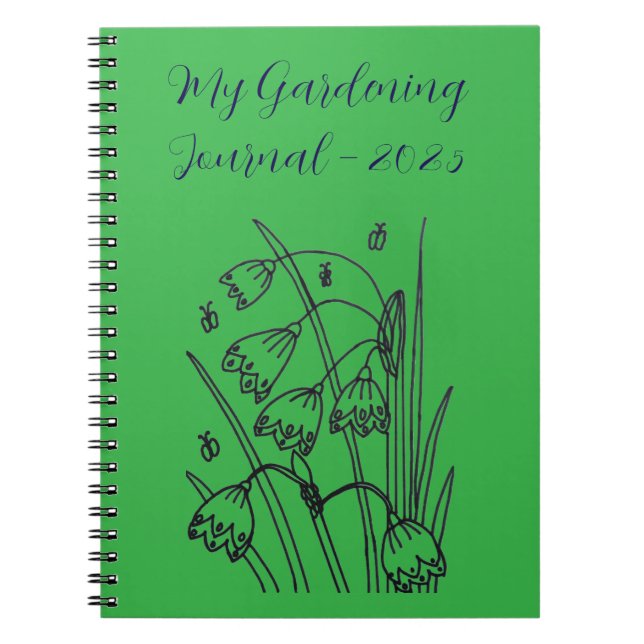 My Gardening Journal 2025 Notebook (Front)