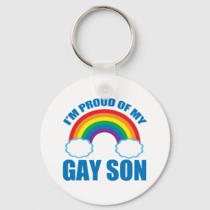 My Gay Son Key Ring