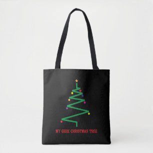 My Geek Christmas Tree Tote Bag