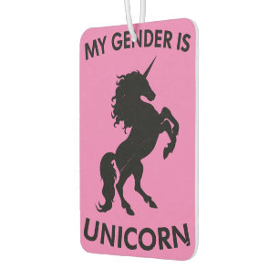 My gender is unicorn car air freshener