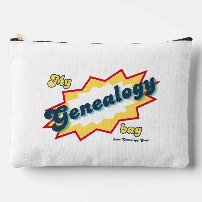 My Genealogy Accessory Bag (Front)