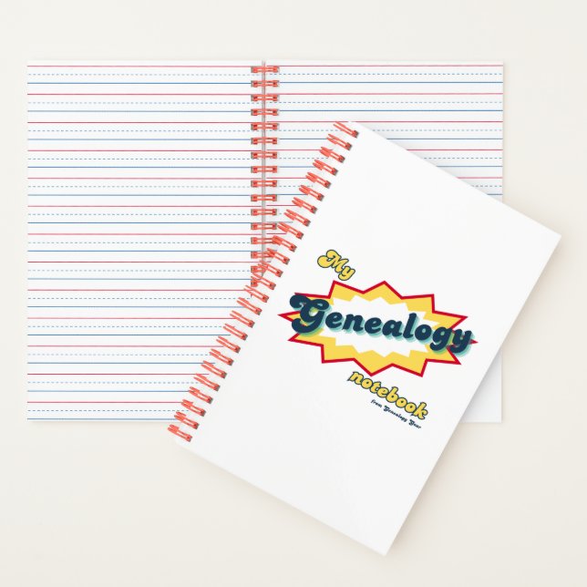My Genealogy Notebook (lined pages) (Inside)