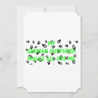 My German Shepherd Walks All Over Me