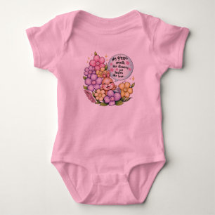 My giggle smells of flowers and tastes like love baby bodysuit