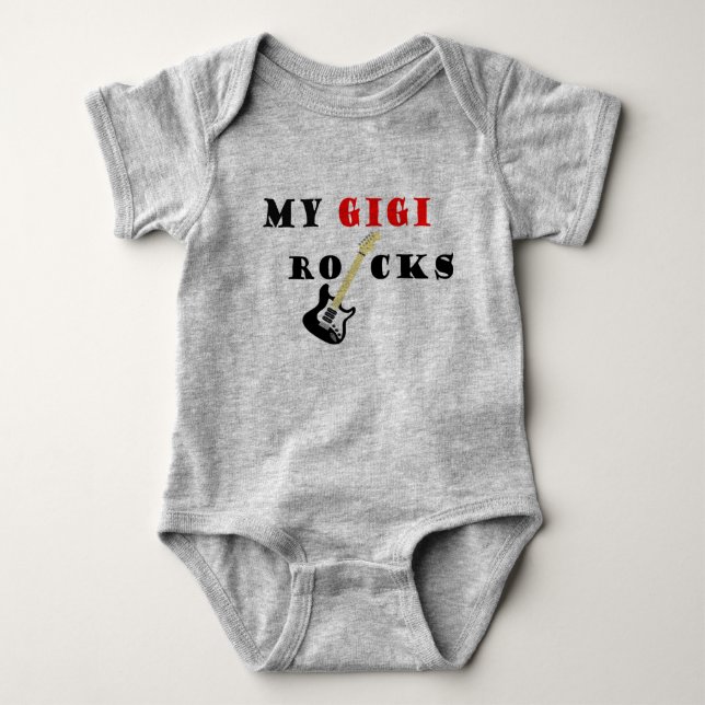 my gigi rocks baby bodysuit (Front)