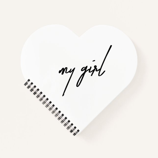 My Girl Cute & Aesthetic Notebook – Trendy & Fun  (Front)