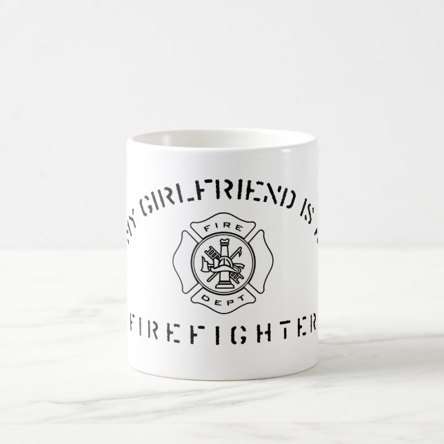 My Girlfriend Is A Firefighter Mug (Center)