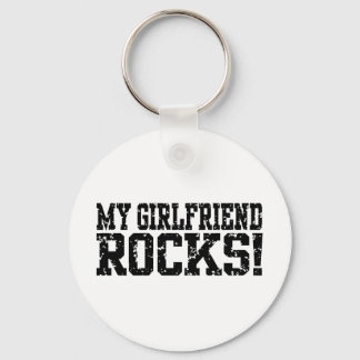 My Girlfriend Rocks Key Ring