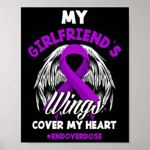 My Girlfriend's Wings Cover My Heart End Overdose  Poster