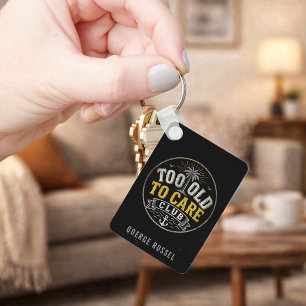 My Give-A-Damn is Broken Life's Too Short Key Ring