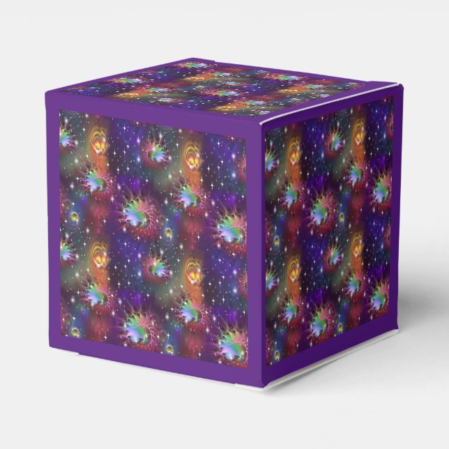 My Glamourous Funky Disco Pattern Wrapping Paper W Favour Box (Back Side)
