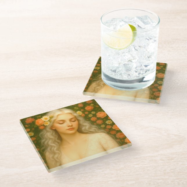 my glass coaster (Angled)