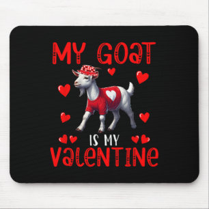 My Goat Is My Valentine Hearts Matching Farmer Lov Mouse Mat