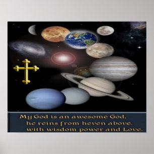 My God is a awesome God poster