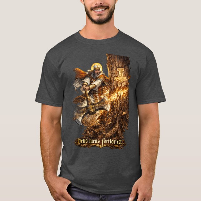 My God is Stronger T-Shirt (Front)