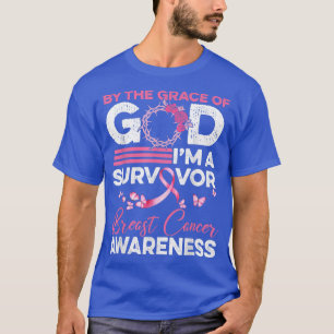 My God Is Stronger Than Breast Cancer Awareness Ri T-Shirt