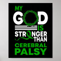 My God Is Stronger Than Cerebral Palsy Awareness
