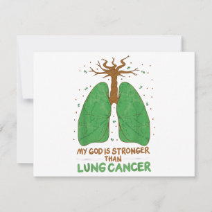 My God Is Stronger Than Lung Cancer Save The Date