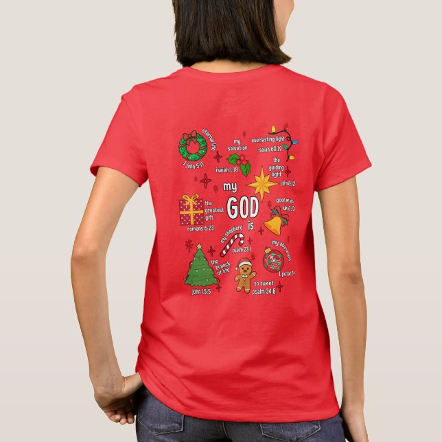 My God Is T-Shirt  (Back)