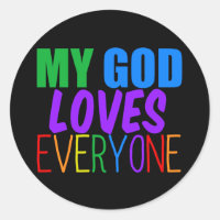 My God Loves Everyone Rainbow Christian