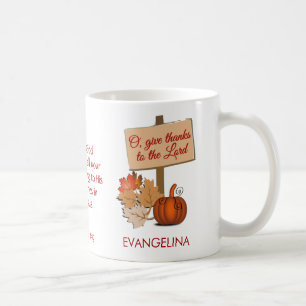 MY GOD SHALL SUPPLY   Christian Thanksgiving Coffee Mug
