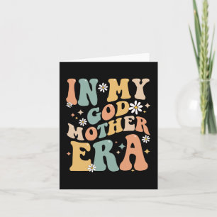 My Godmother Era Lover Groovy Retro Mum Funny Moth Card