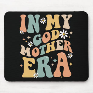 My Godmother Era Lover Groovy Retro Mum Funny Moth Mouse Mat