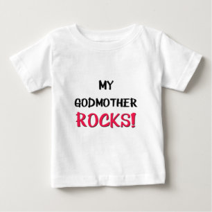 My Godmother Rocks Baby T-Shirt