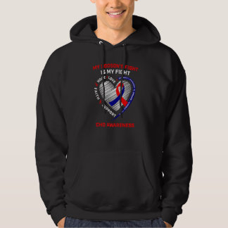 My Godson's Fight is my Fight CHD Heart Disease Aw Hoodie
