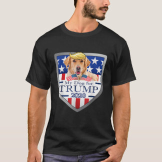 My Golden Retriever For Trump T Shirt