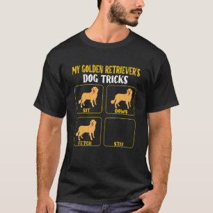My golden retrievers dog tricks  golden mom dad do T-Shirt