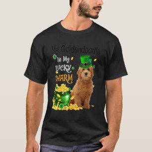 My Goldendoodle Is My Lucky Charm Cute Dog Patrick T-Shirt