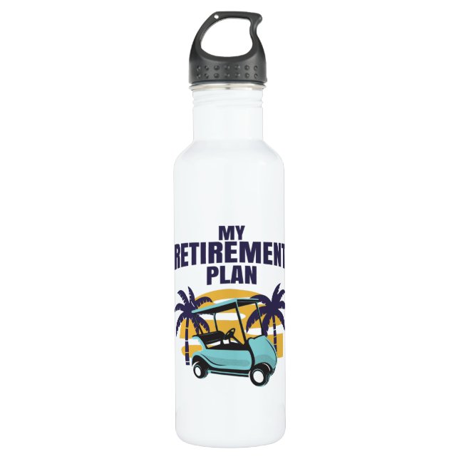 My Golf retirement plan 710 Ml Water Bottle (Front)