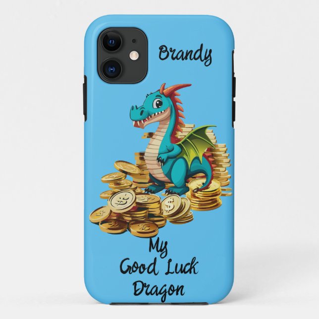 My Good Luck Dragon Customisable  Case-Mate iPhone Case (Back)