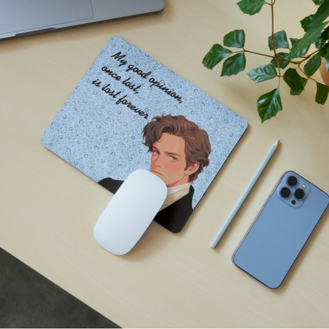My good opinion, once lost, is lost forever Darcy Mouse Mat (Creator Uploaded)